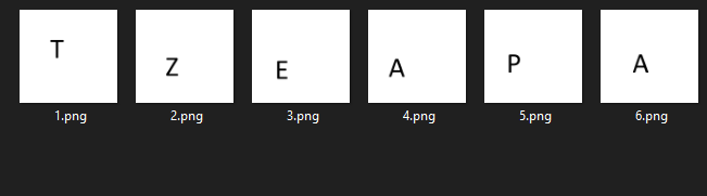 Extracted images
