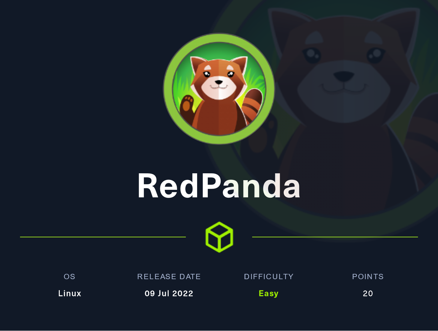 RedPanda info card