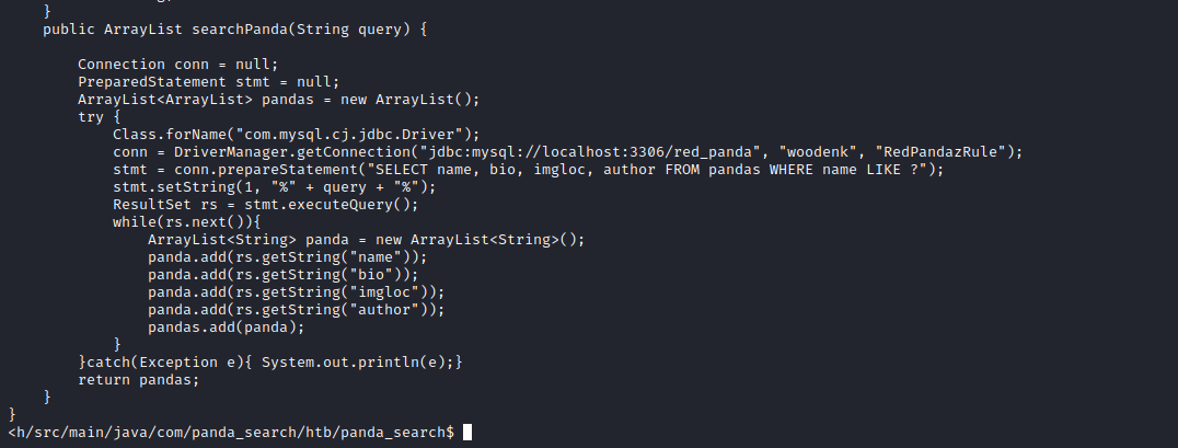 MySQL password