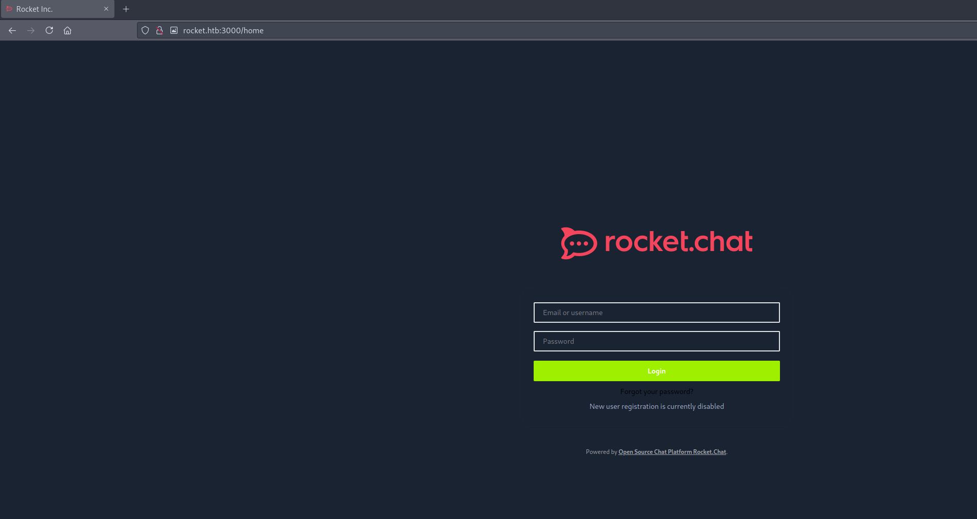 rocketchat user custom fields